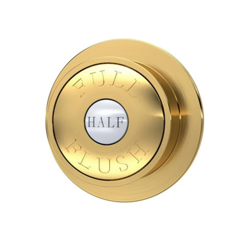 Image of Balterley Traditional Dual Flush Push Button Brushed Brass 72mm Metallics unisex