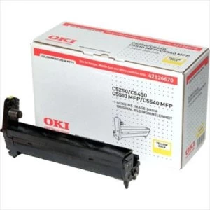 Image of OKI 42126670 Original Yellow Imaging Drum Unit