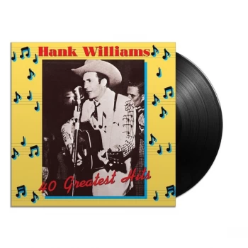 Image of Hank Williams - 40 Greatest Hits Vinyl