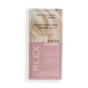Image of Revolution Haircare Plex Bond Restore Toner Kit White