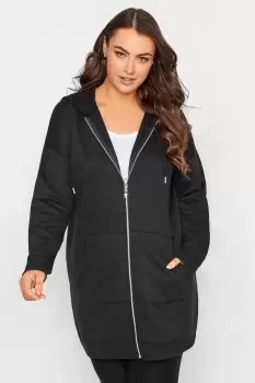 Image of Longline Zip Hoodie