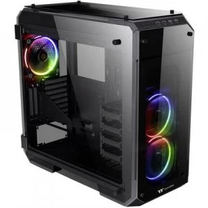 Image of Thermaltake View 71 TG Midi tower PC casing Black 2 built-in fans, Window, Dust filter