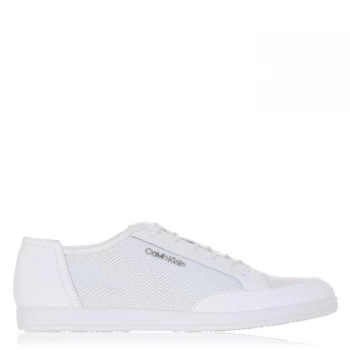 Image of Calvin Klein Micheal Low Top Trainers - White