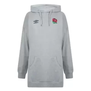 Image of Umbro England Rugby Hoodie Womens - Grey