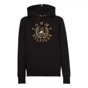 Image of Tommy Hilfiger Icon Graphic Hoodie Mens - Black
