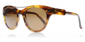 Image of Scarlett of Soho Ive Sunglasses Chestnut Horn Y06 47mm