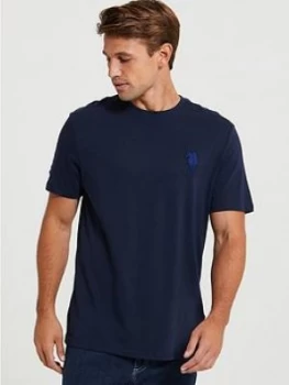 Image of U.S. Polo Assn. Large Dhm T-Shirt - Navy, Size S, Men
