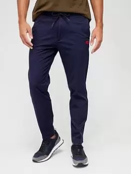 Image of HUGO Gyte Chinos - Dark Blue, Dark Blue, Size 54, Inside Leg Regular, Men