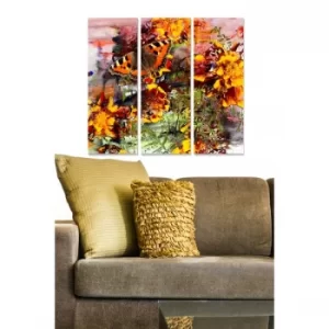 Image of MDF254777716 Multicolor Decorative MDF Painting (3 Pieces)