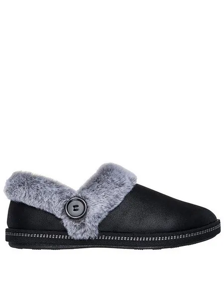 Image of Skechers Womens Cozy Campfire French Toast 2 Slippers UK Size 3 (EU 36) Black SKE2336-BLK-3