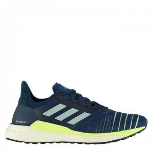 Image of adidas SolarGlide Mens Running Shoes - Blue/Yellow