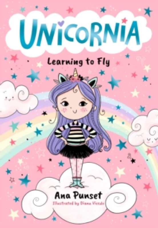 Image of Unicornia: Learning to Fly : The bestselling illustrated magical unicorn series for kids aged 5-8, perfect for party-bag presents Paperback / softback