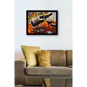 Image of SC1173 Multicolor Decorative Framed MDF Painting