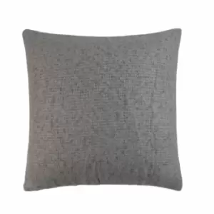 Image of Riva Home Keswick Mohair Effect Cushion Cover (45 x 45cm) (Grey)