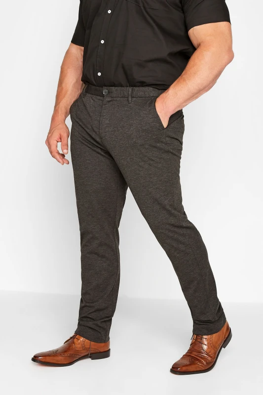 Image of BadRhino BadRhino Men Stretch Trousers in Grey Size: 44S Grey 44S Male 5059738633863