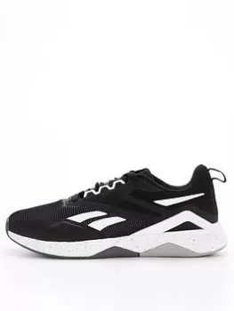 Image of Reebok Nanoflex TR V2 - Black/White, Size 9, Men