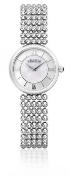 Image of Michel Herbelin Womens Perle Silver Bracelet Mother Watch