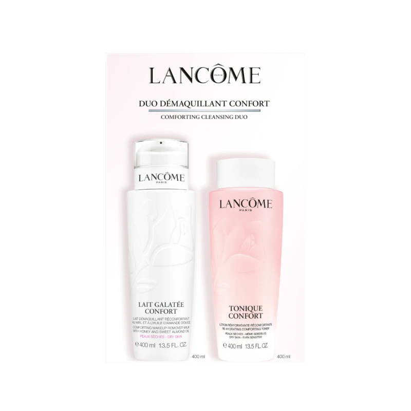 Image of Lancome Confort Cleanser Duo 2 x 400ml Gift Set