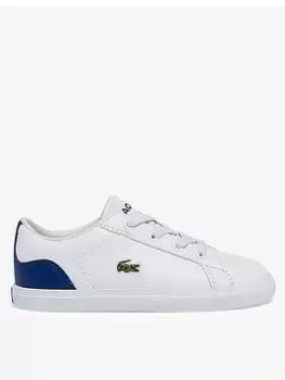 Image of Lacoste LEROND 0722 1 CUI WHT/BLU, White/Blue, Size 5 Younger