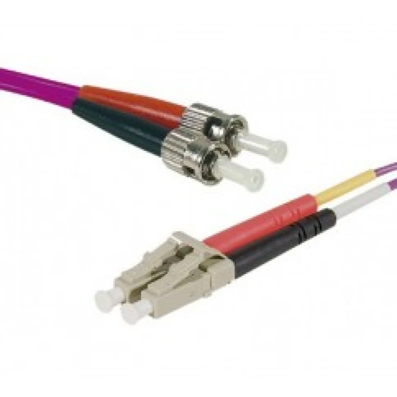 Image of Hypertec 392549-HY fibre optic cable 1m LC ST OM4 Pink