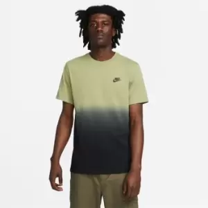 Image of Nike Sportswear Essentials+ Mens Dip-Dyed T-Shirt - Green
