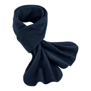 Image of Beechfield Fleece Recycled Winter Scarf (One Size) (French Navy)