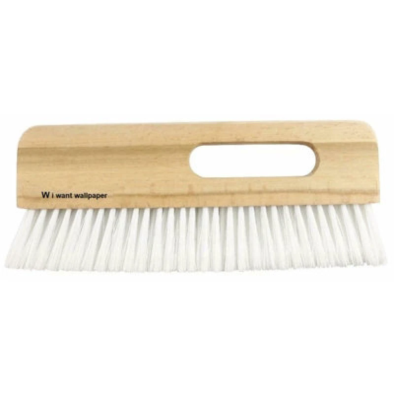 Image of Gr8 Home Wooden 11" Wallpaper Hanging Brush Brown
