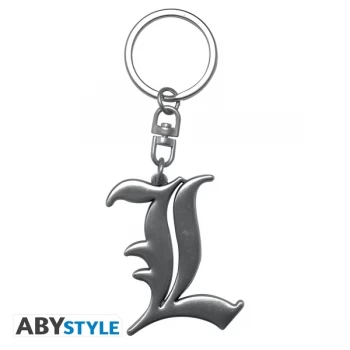 Image of Death Note - L Symbol 3D Keychain