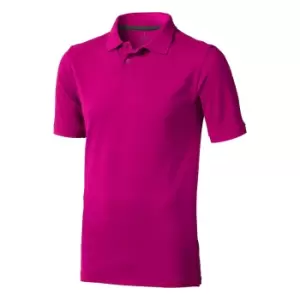 Image of Elevate Mens Calgary Short Sleeve Polo (Pack of 2) (S) (Pink)
