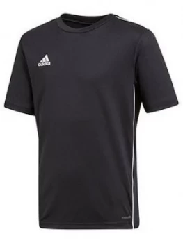 Image of Adidas Kids Core 18 T-Shirt - Black