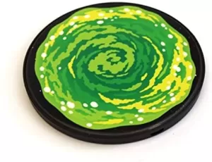 Image of RICK AND MORTY Rick and Morty-10watt Fast Wireless charger-Fast QI Induction charger-Compatible with iPhone X,8/8plus, Samsung S9/S8/S8plus/S6Edge/Not