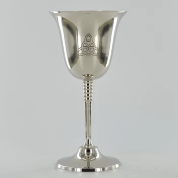 Image of Goblet Nickle Finish - Triquetra 16cm