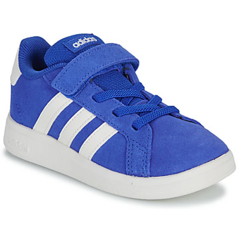 Image of Adidas SPORTSWEAR Kids Grand Court 00s Trainers Dark Blue Baby 19 (3);25 (7.5 to 8);24 (7);23 (6);22 (5 to 5.5);21 (4.5);20 (3.5 to 4)