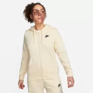 Image of Nike Full-Zip Fleece Hoodie - Cream