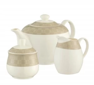 Image of Aynsley Merino Teapot Sugar Cream Set