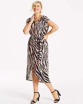 Image of Quiz Curve Neon Animal Print Dress