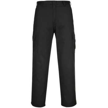 Image of Portwest - C701BKT32 - sz Regular 32 Combat Trouser - Black