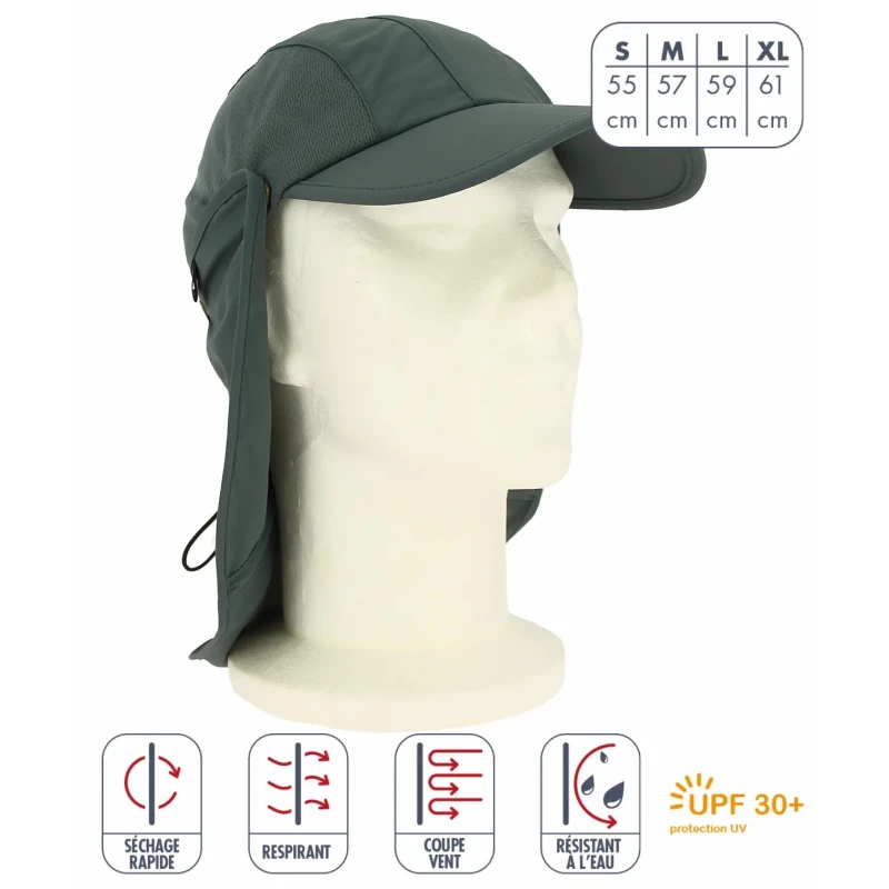 Image of Rain cap Elementerre Albatros Gris Unisex L