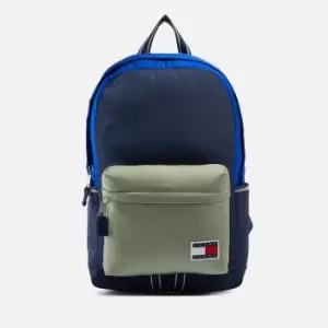 Image of Tommy Jeans Mens College Varsity Backpack - Cobalt Colorblock