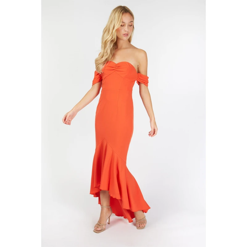 Image of Little Mistress Womens Maxi Dress Red female 8 (XS)