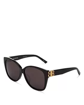 Image of Balenciaga Womens Dynasty Square Sunglasses, 59mm