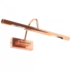 Image of Capri Traditional Picture Wall Light in Copper