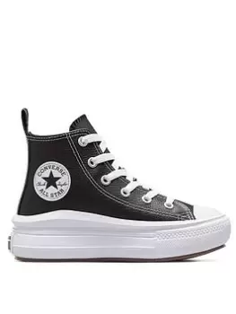 Image of Converse Chuck Taylor All Star Move, Black, Size 1 Older