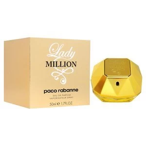 Image of Paco Rabanne Lady Million Eau de Parfum For Her 50ml