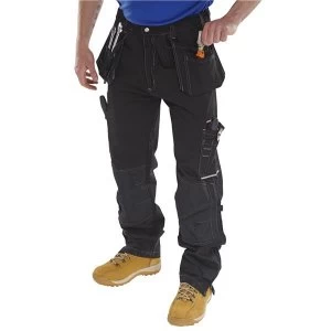 Image of Click Workwear Shawbury Trousers Multi pocket 32 Tall Black Ref
