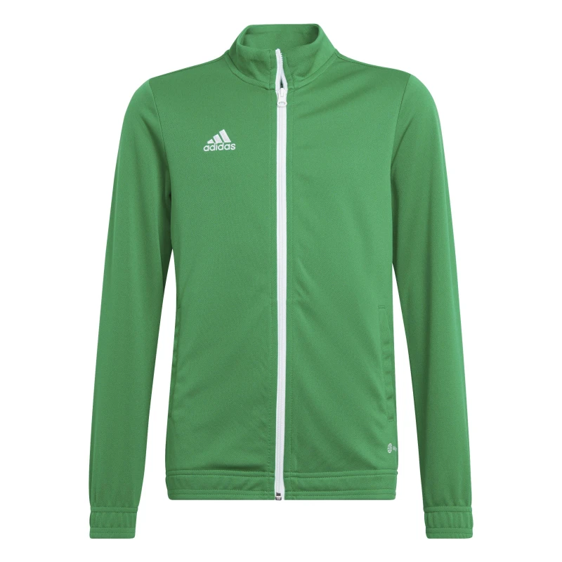 Image of adidas Unisex Kids Tracksuit Top Green/White unisex 7-8 Years