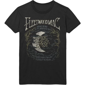 Image of Fleetwood Mac - Sisters Of The Moon Unisex Small T-Shirt - Black