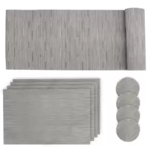 Image of Grey Table Mat Set Pukkr