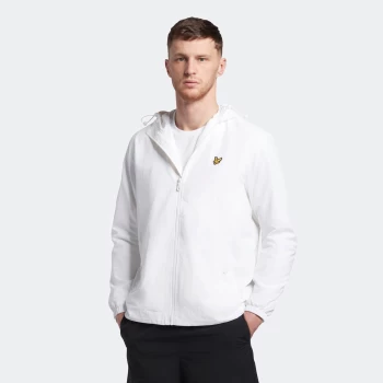 Image of Mens Zip Through Hooded Jacket - White - XXL
