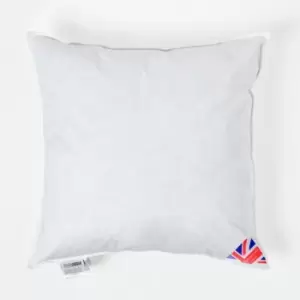 Image of Duck Down Cushion Pad 60 x 60cm (24 x 24) - White - Homescapes